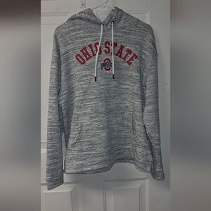 Champion Ohio St. Buckeyes Woman's Large Pullover Hoodie. Charcoal Gray